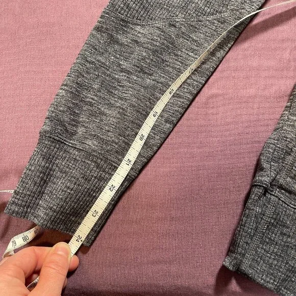 Athleta Girl Heathered Gray Leggings - Girls Size L/12 (Large) - Picture 5 of 6